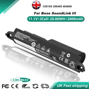 11.1V Battery For Bose SoundLink I II III 330107 330107A 330105 359495 404600 - Afbeelding 1 van 12