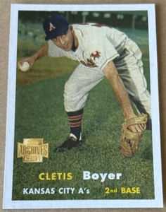 CLETE BOYER 2001 TOPPS ARCHIVES Card #250 NM-MT Condition - Picture 1 of 2