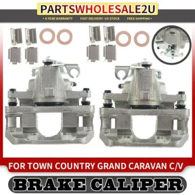 2x Pinza de freno trasera para Dodge Grand Caravan 08-12 Ram C/V Chrysler con soporte Foto 1 de 4