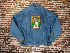 Vintage Levi's Jacket DIFFA The Dallas Collection Embroidered w Patch X Large XL - Picture 1 of 19