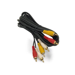 6 Fuß Dual RCA Audio RG59 Videokabel - schwarz - Bild 1 von 1