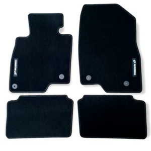 Car Floor Mats For Mazda 6 Sedan Velour Waterproof Black Carpet Rugs Auto Liners - Picture 1 of 11