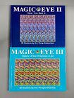 Magic Eye Books Lot Of 2 Hard Cover 3-D Illusions Books 2 & 3