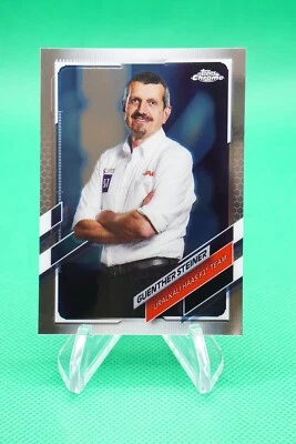 (2 Cards) 2021 Topps Chrome F1 Base F1 Crew #92 Guenther Steiner CDW - Image 1 of 4