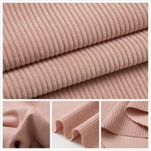 8 Wales Plain Corduroy Fabric Thick Coat Pants Sewing Material DIY Cloth Craft - Picture 1 of 21