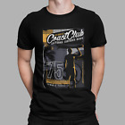 Men's Coast Club T-Shirt Retro Printed Funny Surfing Style Design