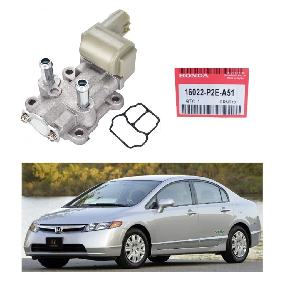 Conjunto de válvulas de controle de ar rotativas HONDA Civic Del Sol 16022-P2E-A51 - Imagem 1 de 4