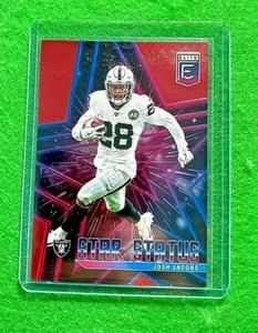 Josh Jacobs Star Status Sp#/99 Las Vegas Raiders 2020 Panini Donurss Elite SP - Imagen 1 de 12