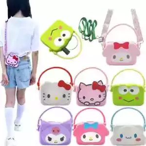 Borsa a tracolla silicone Back to School Sanrio HELLO KITTY PERSONAGGI - Foto 1 di 12