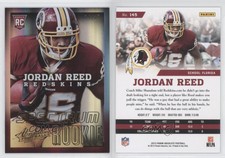 2013 Absolute Spectrum Gold /25 Jordan Reed (Eyes Covered By Helmet) Rookie RC