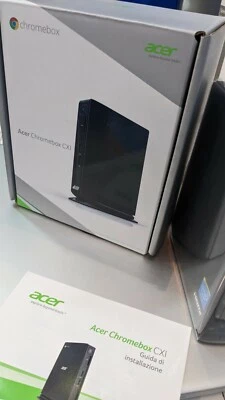 ACER CHROME BOX PROCESSORE INTEL 2957U,4GB DDR3, 16GB FLASH DISK,LAN 10/100/1000 - Immagine 1 di 4