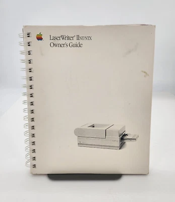 Vintage 1990 APPLE LASERWRITER IINT/NTX OWNER'S GUIDE 030-3450-A APPLE Macintosh - Image 1 of 4