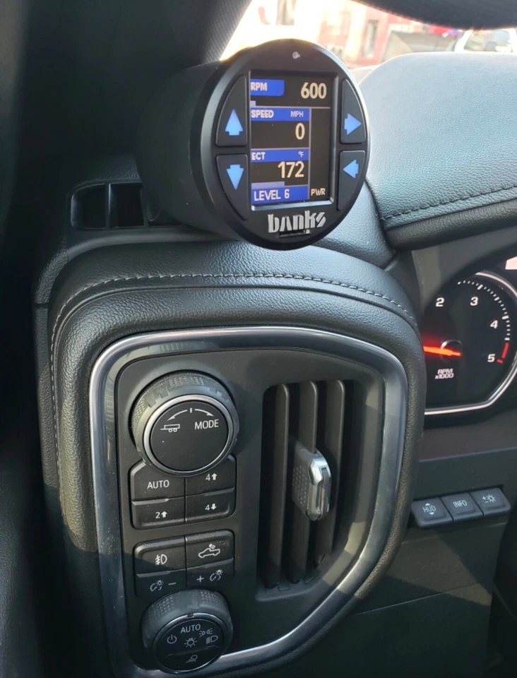 Chevy GMC Sierra Silverado 1500 2500 3500 Single Gauge Pod Mount 2019 - 2022 - Image 1 of 4