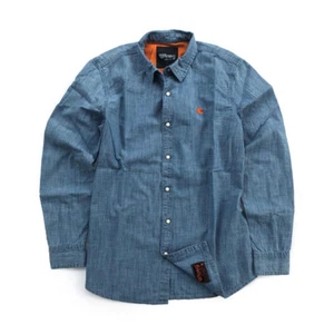 Hemd IN Denim Premium Roeg Bear Blau Größe XL Mann - Bild 1 von 1
