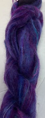 Colinette Parisienne Yarn Unit of 1 Luxury Kid Mohair New Purples Blues Vintage - Image 1 of 4