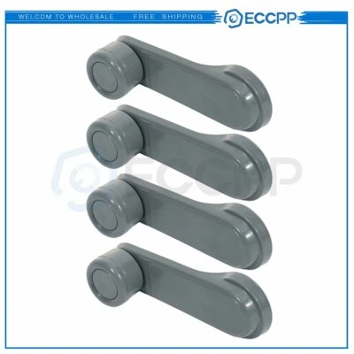 ECCPP 4 para camioneta Nissan D21 de carrocería dura 85-93 LH RH manivela de ventana interior Foto 1 de 4