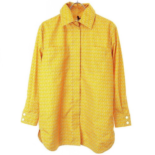 FENDI FF GIACCA MAGLIA NYLON 12CPC 20 2345 GIALLO 38 Usato0
