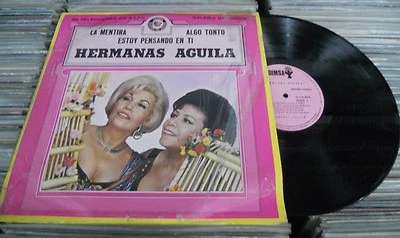 HERMANAS AGUILA -ALBUM DE ORO 30 SELECCIONES- MEXICAN TRIPLE LP BOLERO - Image 1 of 4