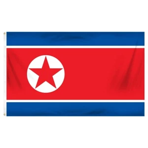 NUEVA BANDERA COREA DEL NORTE 3x5 pies calidad superior desvanecimiento resistir vendedor de Estados Unidos - Imagen 1 de 3
