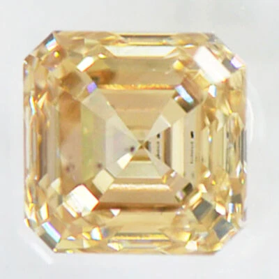 Brown Diamond Asscher Shape Natural Fancy Color 1.07 Carat SI1 IGI Certificate - Image 1 of 4