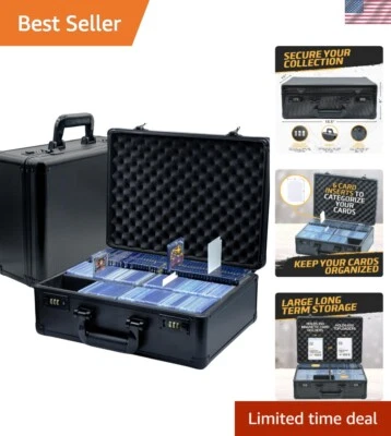 Sports Card Storage Box Aluminum Large Capacity Toploader Organizer - Image 1 of 4