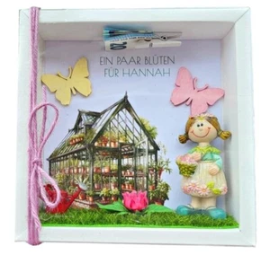 Geldgeschenk Verpackung Geburtstag Garten Geschenk personalisiert Wunschtext - Bild 1 von 3