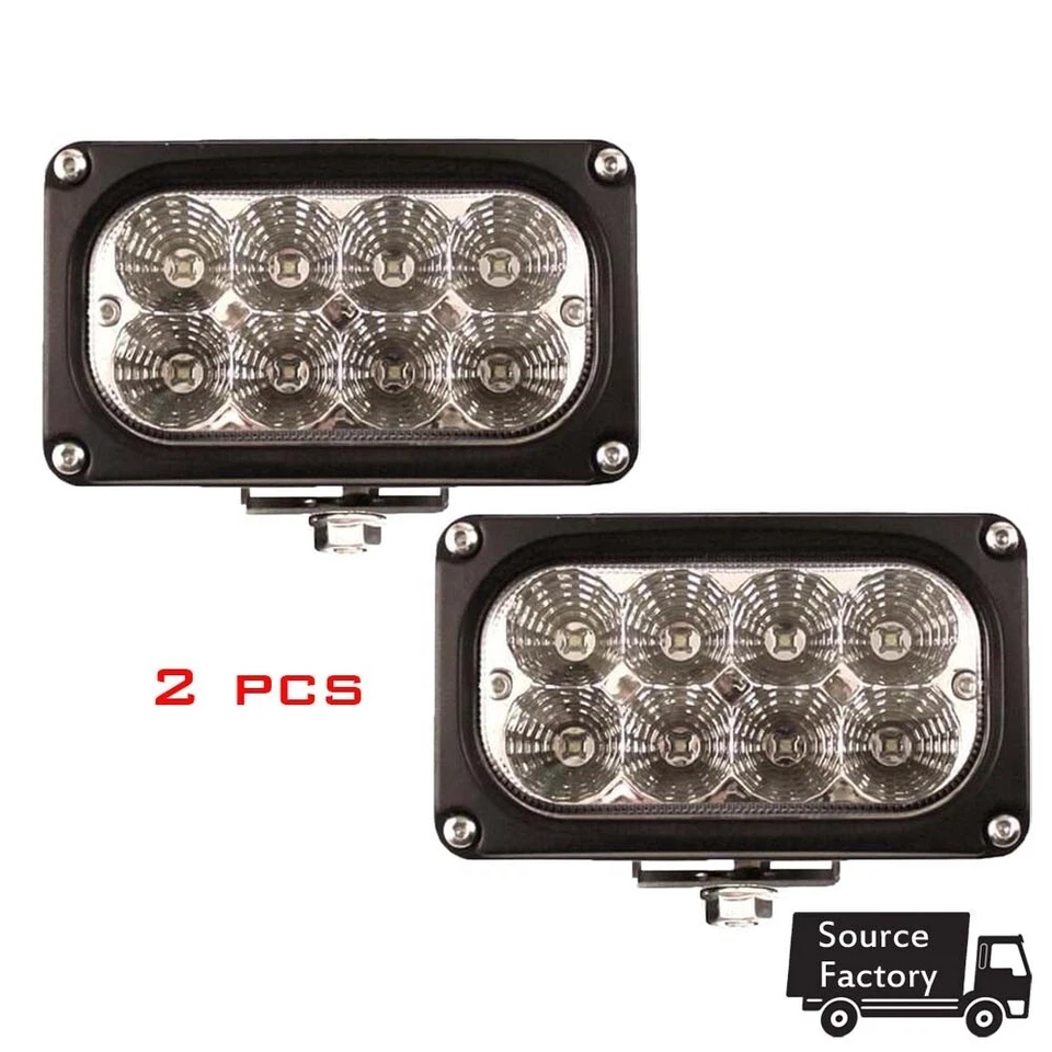 2X40W 矩形泛光灯 LED 工作灯适合外壳 IH/国际原始设备制造商 92269C1 — 第 1/4 张图片