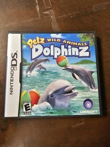 Petz Wild Animals: Dolphinz (Nintendo DS, 2007) CASE-ONLY NO GAME USED - Picture 1 of 3