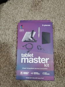 Digital Basics 5pc Tablet Master Kit iPads & Handheld Devices Compatible Black - Picture 1 of 2