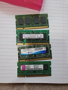 Kingston 4GB 4x 1GBx512MB PC2-6400S - Picture 1 of 4