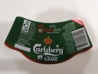 nieużywana etykieta piwa piłkarskiego Estonia Carlsberg Euro 2008