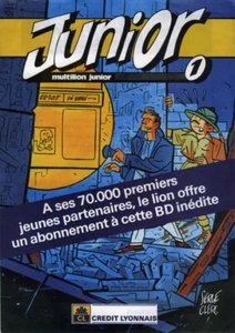 CLERC PHIL PERFECT TRACT PUBLICITAIRE A4  REVUE JUNIOR - CREDIT LYONNAIS 1983 - Picture 1 of 1