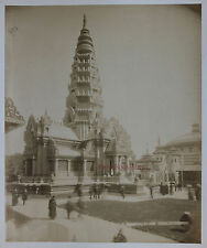 Paris Expo Universal 1889, Palast Des Kambodscha, Vintage Endosperm Eiweiss