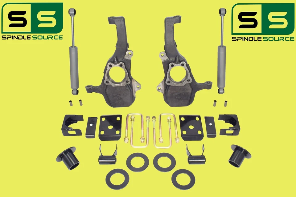KIT ABATIBLE HUSILLOS DE CAÍDA 4"/6" GRILLETE BOBINA RELO AMORTIGUADORES PARA 19-22 Chevy/GMC 1500 Foto 1 de 1
