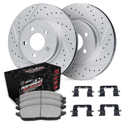 For Ford F-150 Heritage 04 Brake Kit Drilled & Slotted Front Brake Kit w - Изображение 1 из 2