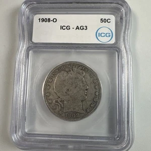 1908-O Barber Half Dollar AG3 - Picture 1 of 4