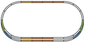 Piko 55340 H0 - A-Rails Set E 14-piece - Picture 1 of 1