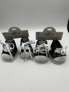 Lote de 2 pares de zapatillas altas de mezclilla estilo Converse Build a Bear Workshop - Imagen 1 de 6