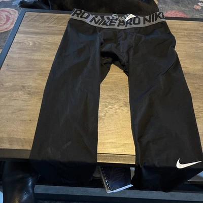 Calzas de compresión Nike Pro para hombre capa base media correr atléticas usadas en excelente estado Foto 1 de 4