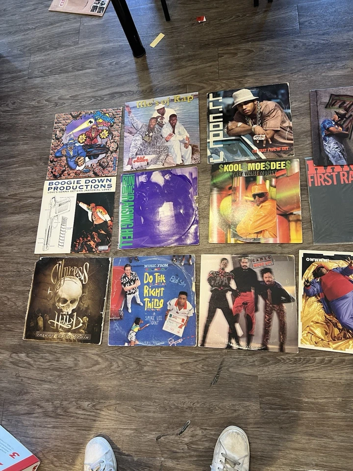 51 Hip Hop Rap Vinyl Lot Run DMC Cypress Hill De La Soul LL Cool J KRS-One - Image 1 of 4