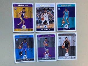 Lot (6) 2017-18 Hoops RC Rookie Lonzo Ball 252 Malik Monk 261 279 284 56 256 - Picture 1 of 2