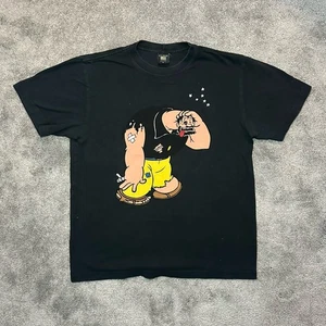 Camisa Filson Popeye Brutus Manga Corta Negra Hecha en EE. UU. Limitada Hombres Grande - Imagen 1 de 12