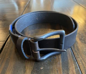 Cinture uomo 32 vera pelle marrone olio 30 vita - Foto 1 di 5