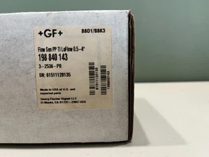 GF Georg Fischer Signet 198 840 143 3-2536-P0 ROTOR-X Low Flow Sensor - Picture 1 of 7