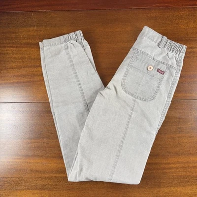 Vtg 90s Grey Cotler High-waist Taper Leg Pants Khaki Jeans Lightweight 27 x 32 - Image 1 of 4