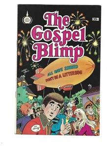 THE GOSPEL BLIMP 1974 SPIRE CNRISTIAN COMICS VG/FN COMBINE SHIP - Picture 1 of 2