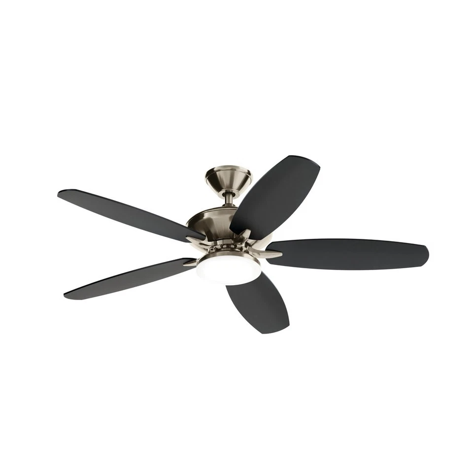 Kichler Renew Designer 52" 5 Blade In-Outdoor Ceiling Fan 330163NI - Image 1 of 2