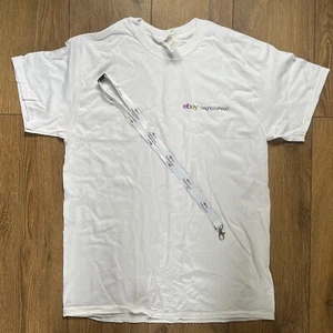 Genuine eBay Neighbourhood T-Shirt & Lanyard Medium New Old Stock RARE OFFICIAL - Picture 1 of 9