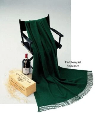 Wohn- und Reiseplaid wärmend kuschlig 100% Lammwolle Sofa Bett Made in Germany - Bild 1 von 2