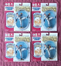 Lot of (4) 1995 Bob Feller Starting Lineup Baseball Rookie Issue Mint Condition